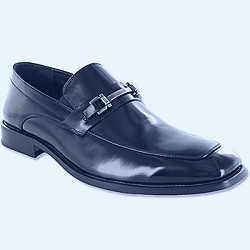 Stacy Adams® Blake Mens Leather Moc-Toe Slip-On Dress Shoes-JCPenney,  Color: Black